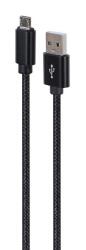 Gembird CCDB-MUSB2B-AMBM-6 USB-A Apa - USB-Micro Apa 2.0 Adat és töltő kábel - Fekete (1.8m) (CCDB-MUSB2B-AMBM-6) (CCDB-MUSB2B-AMBM-6)
