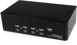StarTech 4 Port Dual DVI USB KVM Switch with Audio & USB 2.0 Hub (SV431DD2DUA)