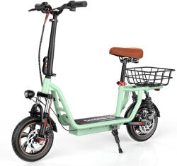 iScooter Elektromos roller üléssel felnőtteknek iScooter i12 12 hüvelykes 36V 7.5AH zöld