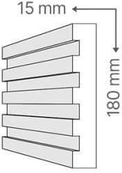 ANRO Kültéri díszléc BR-34/D - natúr homlokzati díszítő profil (BR-34/D)
