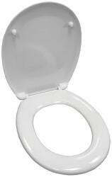 Reactiv / DUROPLAST TRIBECA C13 antibakteriális WC ülőke, rozsdamentes zsanérral, SOFT CLOSE / lassú záródású lecsapódásmentes, fehér