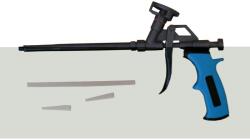 BAUTOOL PU001T Purhab kinyomó pisztoly teflonos Prémium (PU001T)