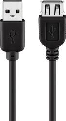 Goobay Cablu-extensie-USB-2.0-A-tata-USB-2.0-A-mama, -0.6m, -negru, -Goobay (CABLE-143CU/0.6HS)