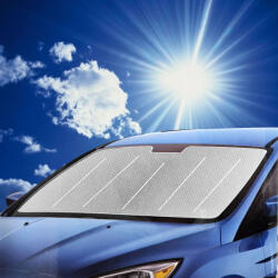 Automax Napvédő alumínium reflexiós védelemmel, prémium, 160 x 72 cm Laser II AM0320