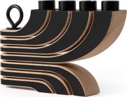 Design House Stockholm Sfeșnic Nordic, cu mai multe brațe, negru (1013-1000)