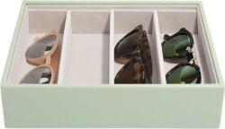 Stackers Cutie pentru ochelari Stackers Classic cu 4 compartimente, cu 4 compartimente verde de salvie (74516)