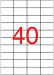 APLI Etikett, univerzális, 52, 5x29, 7 mm, APLI, 20000 etikett/csomag (LCA1778) - fapadospatron