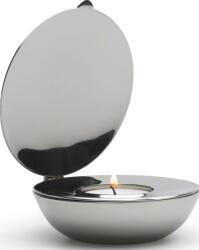 Design House Stockholm Suport lumânări pastilă Shell, nichel (1004-9100)