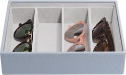 Stackers Cutie pentru ochelari Stackers Classic cu 4 compartimente, cu 4 compartimente gri albastru (75985)