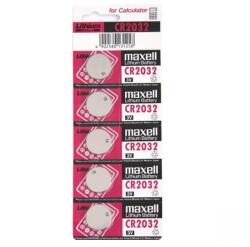 Maxell Elem CR2032 lithium 5 db/csomag, téphető bliszterben Maxell (18586300) - mystock