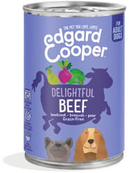 Edgard & Cooper kutyapástétom (marhahús, 400g x 6), gabonamentes, friss hús és minőségi fehérje, valódi kutya összetevők, hipoallergén, hozzáadott cukor nélkül (B09RK9JQHV)