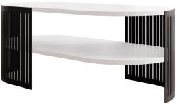  Dohányzóasztal Sordore 118 (Fekete + Fehér)