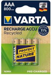 VARTA Tölthető elem, AAA mikro, újrahasznosított, 4x800 mAh, VARTA (56813101404) - tonerpiac