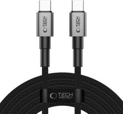 Tech-Protect Ultraboost DNA USB-C - USB-C Kábel - 3m 5A 100W - Szürke (5906302380848)