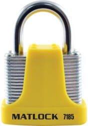 Matlock - 40MM MASSZÍV LAKAT 4-TŰS ZÁRTESTTEL SÁRGA (MTL9507185K)