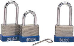 Matlock - 40X25MM LAMINÁLT ACÉL 3NO KOMBINÁCIÓS LAKAT (MTL9506004K)