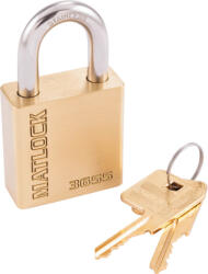 Matlock - 45X25MM IDŐJÁRÁSÁLLÓ BIZTONSÁGI SÁRGARÉZ LAKAT (MTL9503655K)