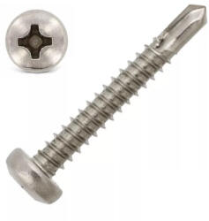  Önfúró lemezcsavar df. kh. DIN 7504/M 4, 2x16 A2 (07504042001640040032)