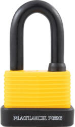 Matlock - 54MM PU BEVONATÚ LAMINÁLT ACÉL LAKAT HOSSZÚ KENGYELLEL-SÁRGA (MTL9507626K)