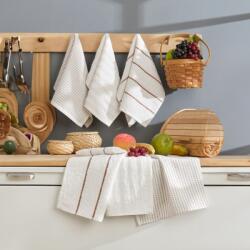  Set 6 prosoape maini 30x50cm bumbac 100%, Sofya Crem Prosop
