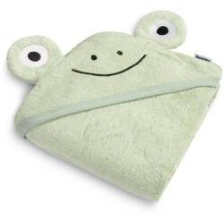  Sensillo kapucnis fürdőlepedő 90*90 cm - zöld béka