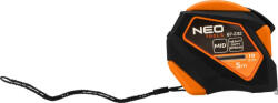 NEO TOOLS Mérőszalag, 5m/19mm, acél, mágneses, autostop+ rögzítő (67-232)