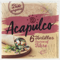  Acapulco bio lágy tortilla búzakorpával 240 g - perfectlife