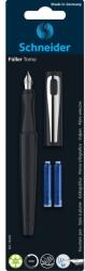 Schneider Stilou Schneider Tomo + 2 rezerve/blister, negru