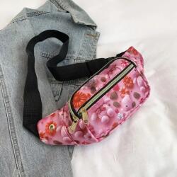  Női Övtáska- Mackó Mintás- Rózsaszín- (LT4181478-1-1)