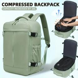  Utazó Hátizsák- Vákuumos -Világos zöld- 40 X 25 X 20 CM (HK4491202-1-1) - olcsotaskak - 22 990 Ft