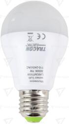 TRACON Sursă de lumină LED cu detector de miscare încorporat 110-240 V, 50/60 Hz, 7W, 600lm, 2700K, 360°, 60s, 5m, (LA60M7WW)