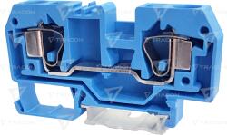 TRACON Clemă şir industrială de nul, cu arc, pe şină, albastru 800V 57A 0.2-10 mm2 2P (TSKC10-K)
