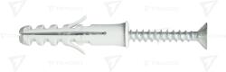 TRACON Diblu cu umăr + şurub, gri M10×50mm, PA6.6 (T10PCSPA)
