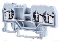 TRACON Clemă şir industrială de fază, cu arc, pe şină, gri 800V 24A 0.08-2.5 mm2 3P (TSKC2,5/3)