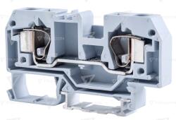 TRACON Clemă şir industrială de fază, cu arc, pe şină, gri 800V 57A 0.2-10 mm2 2P (TSKC10)