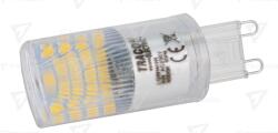 TRACON Sursă de lumină G9 cu carcasădin aluminiu 230 VAC, 4 W, 4000 K, G9, 350 lm, 200°, EEI=F (LG9H4NW)
