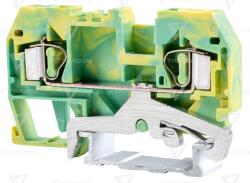 TRACON Clemă şir ind. de protecţie, cu arc, pe şină, V-G 800V 24A 0.08-2.5 mm2 2P (TSKC2,5JD)