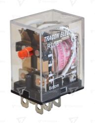 TRACON Releu miniaturizat de putere 110V AC / 2×CO (10A, 230V AC / 28V DC) (RL08-110AC)
