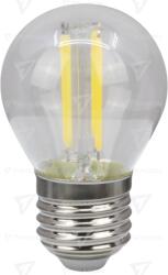 TRACON Sursă de lumină COG LED, sferă transparentă 230 VAC, E27, 4W, 470 lm, G45, 2700K, EEI=E (FILG454WW)