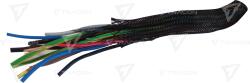 TRACON Plasă din material plastic, poliester fără halogen, negru dmin-dmax=15, 9-36, 1mm, PET (TKH-025)