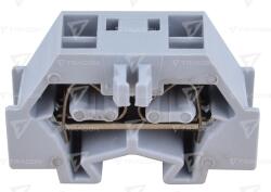 TRACON Clemă şir industrială cu arcminiatural, fixare cu şurub 400V 18A 0.08-1.5 mm2 2P (TSKD1,5D)