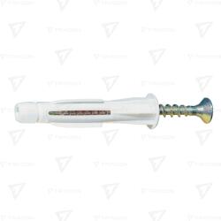 TRACON Diblu cu autostrângere + şurub, gri M8×50mm, PA6 (TOPCS8)