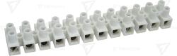 TRACON Cleme şir flexibile, profil H, 12 poli, natur 16mm2, 450VAC, 63A, PP (S30A-H)