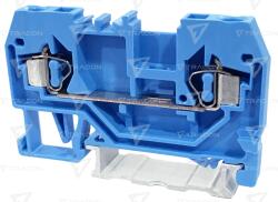 TRACON Clemă şir industrială de nul, cu arc, pe şină, albastru 800V 24A 0.08-2.5 mm2 2P (TSKC2,5-K)