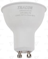 TRACON Sursă spot cu LED SMD, carcasă din mat. plastic, cu LED SAMSUNG 230V, 50Hz, GU10, 7W, 650lm, 6500K, 120°, SAMSUNG chip, EEI=F (SMDSGU107CW)