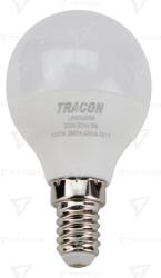 TRACON Sursă de lumină LED, formăsferică, cu LED SAMSUNG 230V, 50Hz, 5W, 3000K, E14, 430lm, 180°, G45, SAMSUNG chip, EEI=F (LMGS455W)
