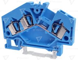 TRACON Clemă şir industrială de nul, cu arc, pe şină, albastru 800V 32A 0.08-4 mm2 3p (TSKC4/3D-K)