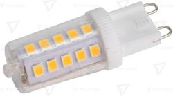 TRACON Sursă de lumină LED în carcasă din material plastic 230 VAC, 3 W, 2700 K, G9, 350 lm, 270°, EEI=E (LG9X3W)