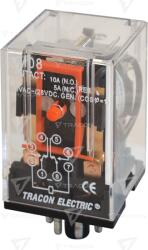TRACON Releu industrial 12V AC / 2×CO, (3A, 230V AC / 28V DC) (RM08-12AC)