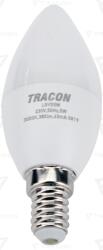 TRACON Sursă de lumină LED, lumânare, cu LED SAMSUNG 230V, 50Hz, 7W, 3000K, E14, 600lm, 180°, C37, SAMSUNG chip, EEI=F (LGYS7W)